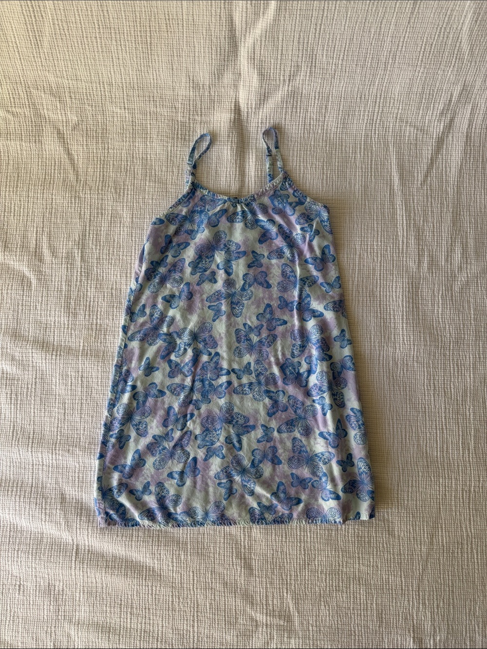 art class Light Blue Butterfly Print Camisole Dress